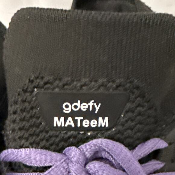 Gravity Defyer Women's Shoes Size 8 GDEFY MATeeM Black Purple - Picture 6 of 10